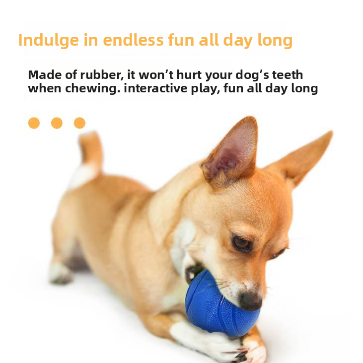 Durable Elastic Chew Ball for Dogs