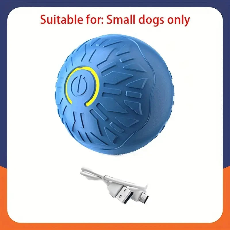 Interactive Automatic Pet Ball — USB Rechargeable Moving Toy for Cats & Dogs