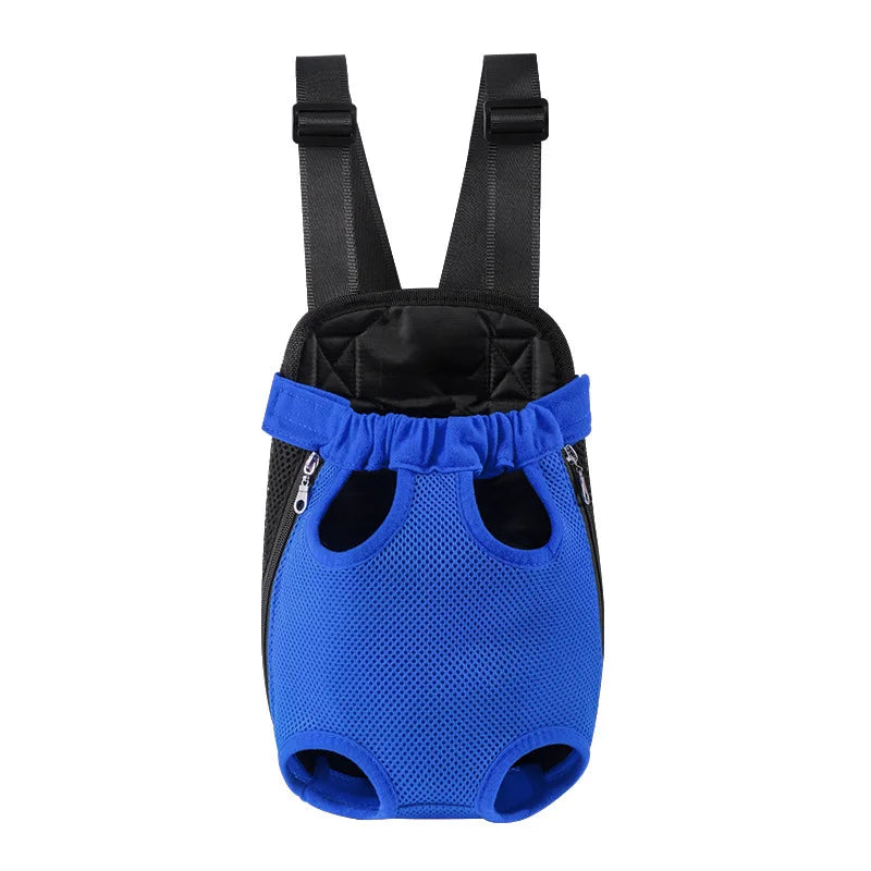 Pet Backpack Carrier — Adjustable Double Shoulder Bag for Cats & Dogs
