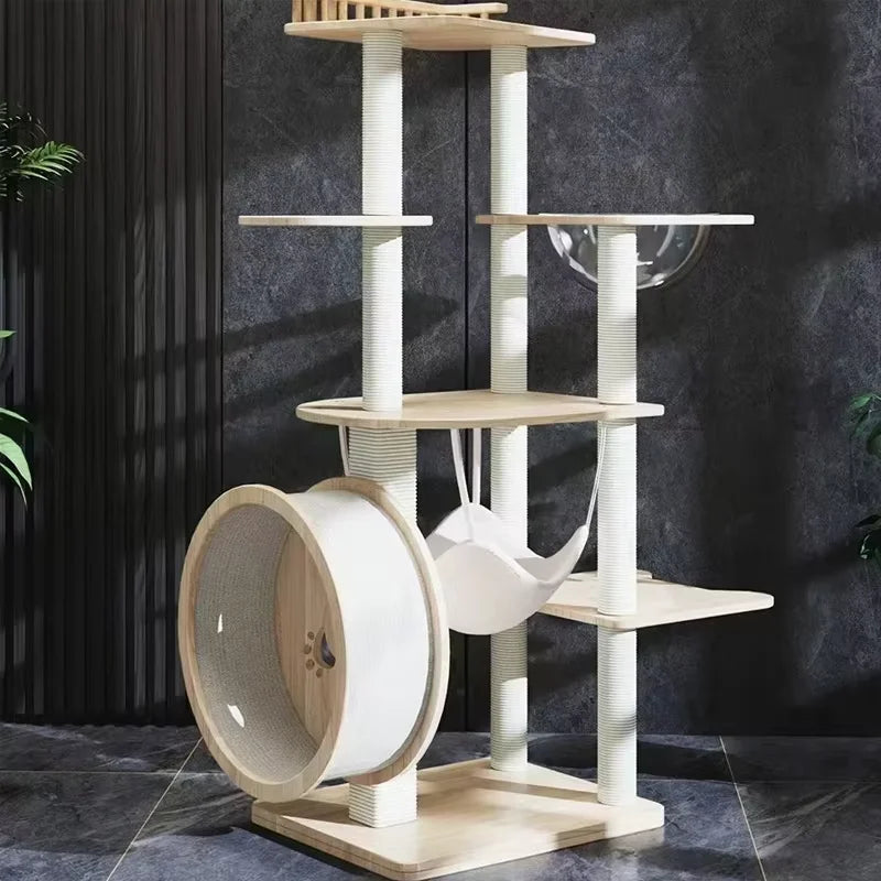 Sisal Cat Scratching Post — Replacement Climbing Frame Post with Rope Wrap