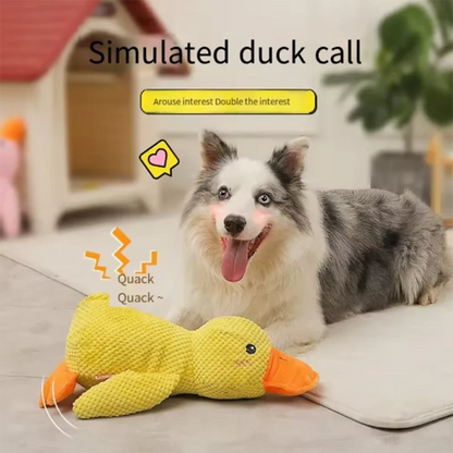 Duck Family Plush Squeaky Toy for Dogs & Cats