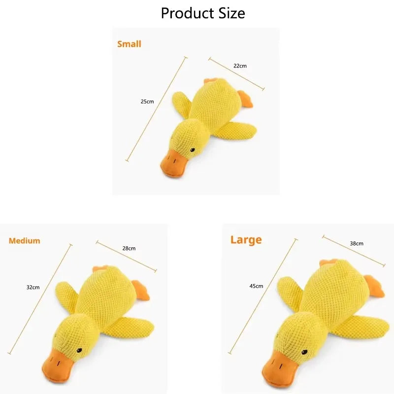 Duck Family Plush Squeaky Toy for Dogs & Cats
