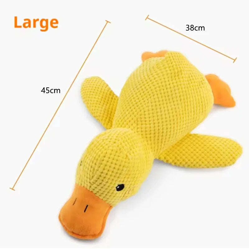 Duck Family Plush Squeaky Toy for Dogs & Cats