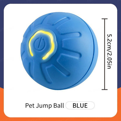 Interactive Automatic Pet Ball — USB Rechargeable Moving Toy for Cats & Dogs