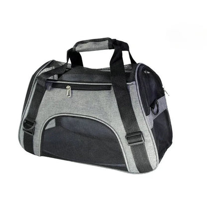 Portable Soft-Sided Pet Carrier Bag — Breathable Mesh for Cats & Dogs