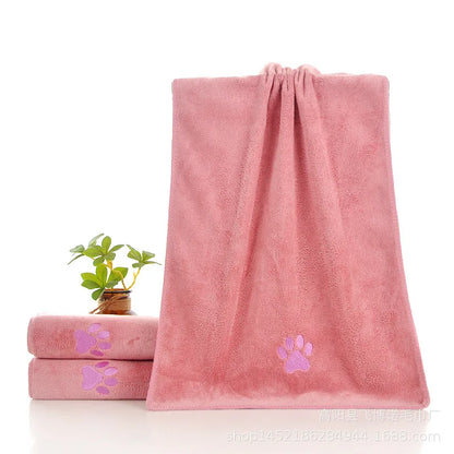 Quick-Dry Pet Bath Towel — Soft & Ultra Absorbent Microfiber