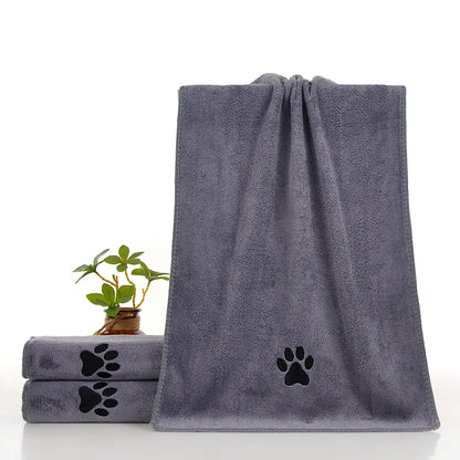 Quick-Dry Pet Bath Towel — Soft & Ultra Absorbent Microfiber