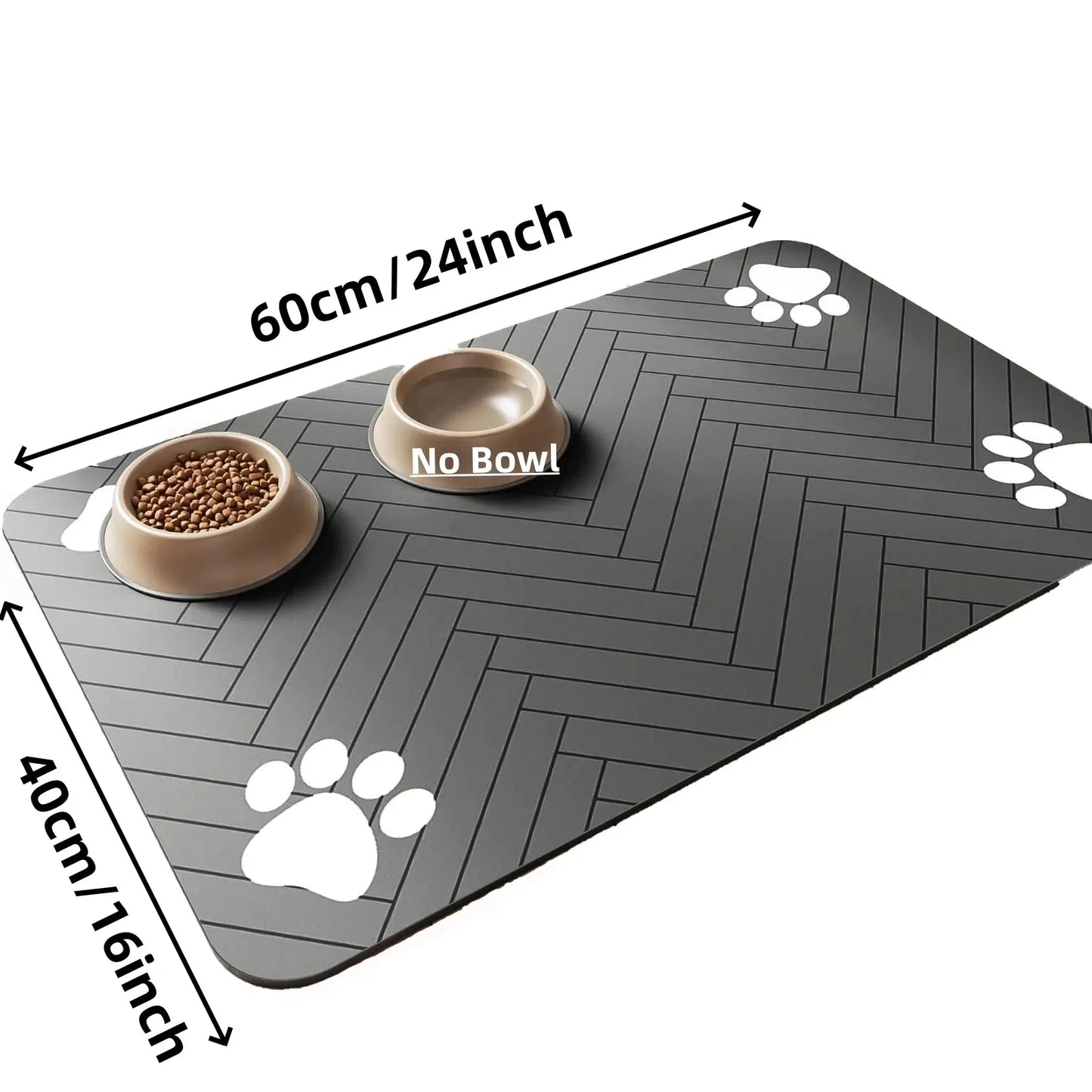 Waterproof & Non-Slip Feeding Mat for Dogs & Cats