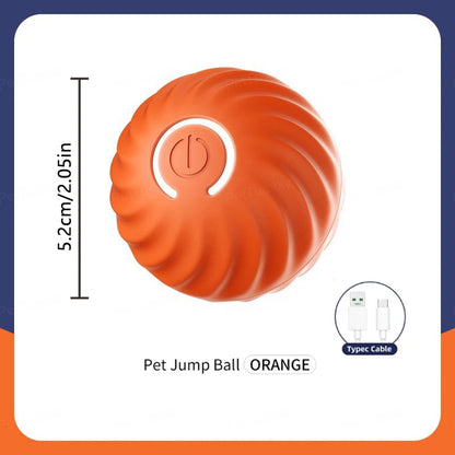 Interactive Automatic Pet Ball — USB Rechargeable Moving Toy for Cats & Dogs
