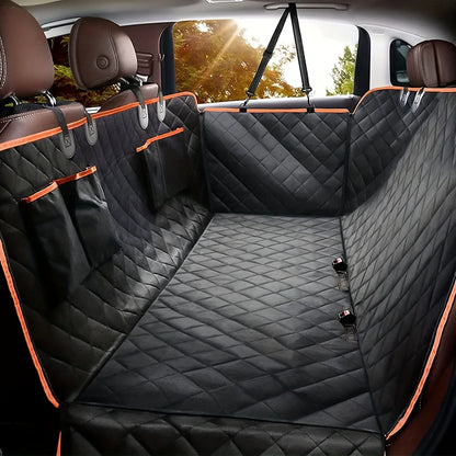Waterproof Pet Car Seat Cover — Scratch-Resistant Back Seat Protector