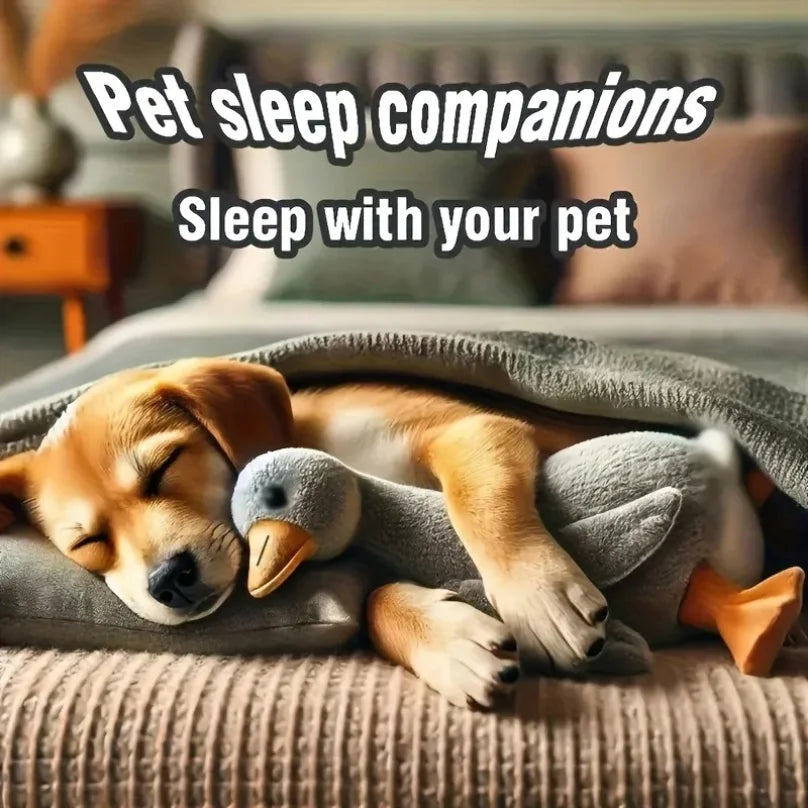 Giant Duck Plush Toy for Dogs & Cats — 50cm Anxiety Relief Companion
