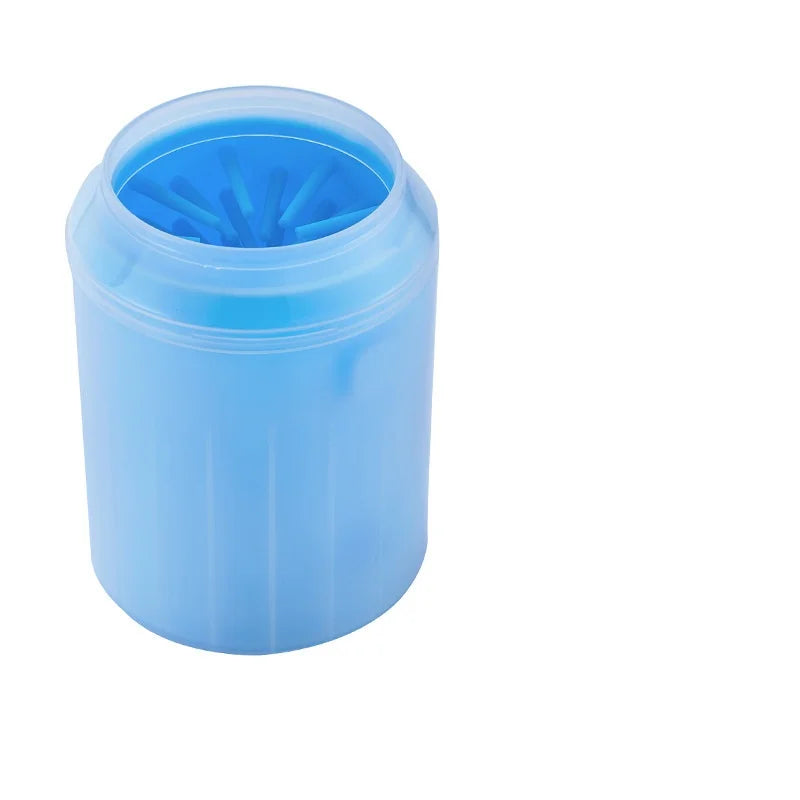 Portable Dog Paw Cleaner Cup with Soft Silicone Brush — Quick Foot Wash