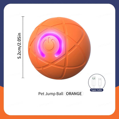 Interactive Automatic Pet Ball — USB Rechargeable Moving Toy for Cats & Dogs