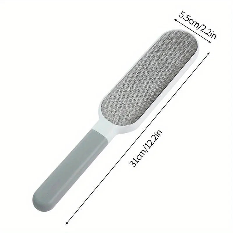 Double-Sided Pet Hair Remover — Electrostatic Lint Brush for Cats & Furniture
