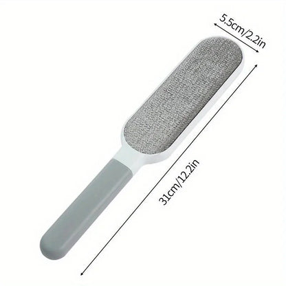 Double-Sided Pet Hair Remover — Electrostatic Lint Brush for Cats & Furniture