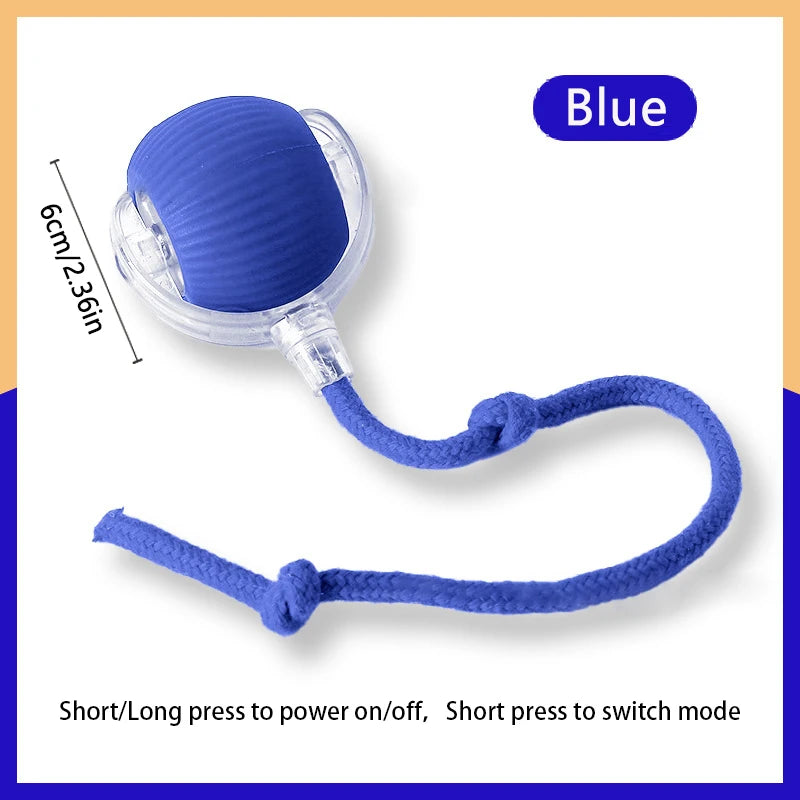 Interactive Automatic Pet Ball — USB Rechargeable Moving Toy for Cats & Dogs