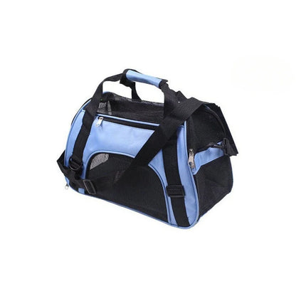 Portable Soft-Sided Pet Carrier Bag — Breathable Mesh for Cats & Dogs