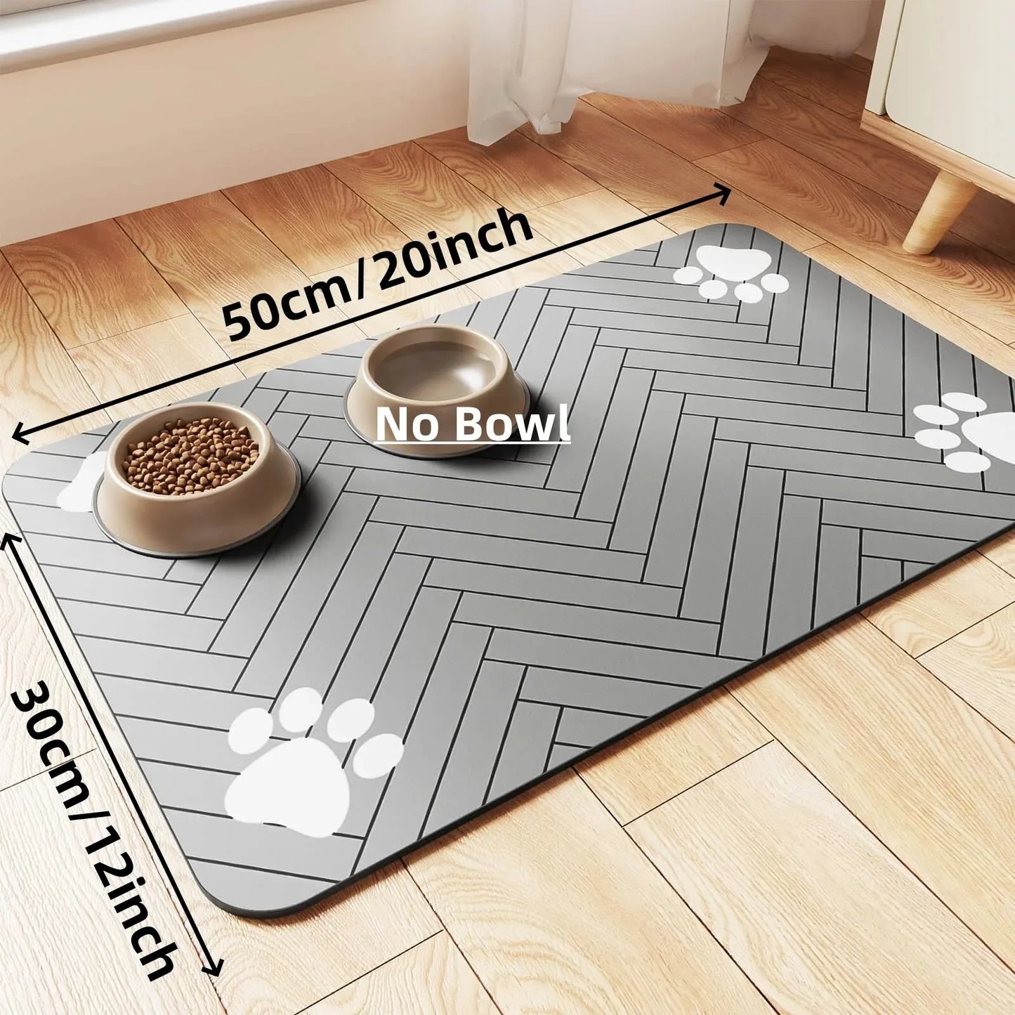 Waterproof & Non-Slip Feeding Mat for Dogs & Cats