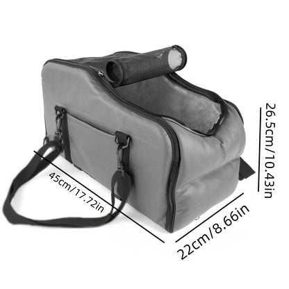 SafePet Console Car Seat - Portable Travel Bed for Dogs & Cats