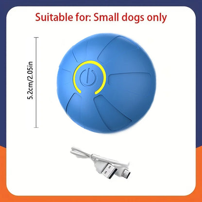 Interactive Automatic Pet Ball — USB Rechargeable Moving Toy for Cats & Dogs
