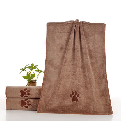 Quick-Dry Pet Bath Towel — Soft & Ultra Absorbent Microfiber