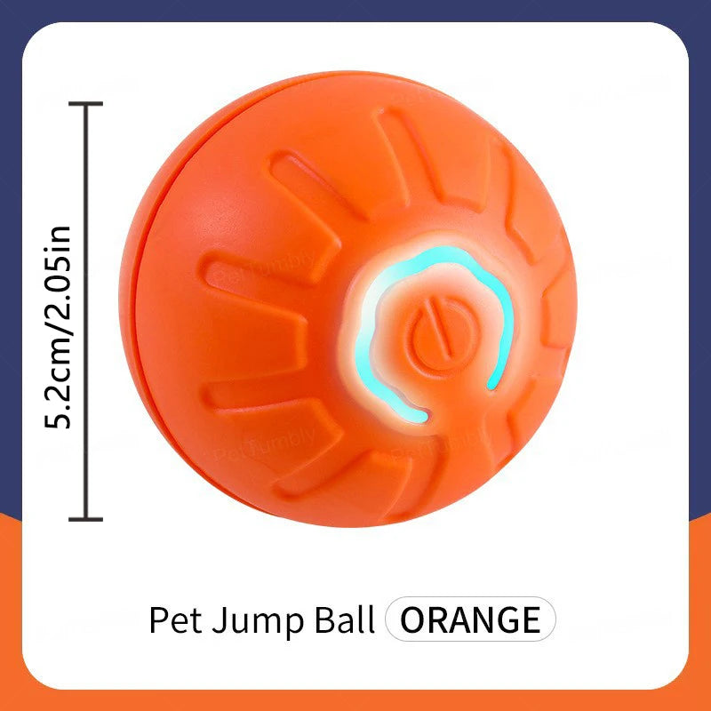 Interactive Automatic Pet Ball — USB Rechargeable Moving Toy for Cats & Dogs