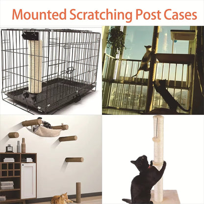 Sisal Cat Scratching Post — Replacement Climbing Frame Post with Rope Wrap