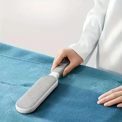 Double-Sided Pet Hair Remover — Electrostatic Lint Brush for Cats & Furniture